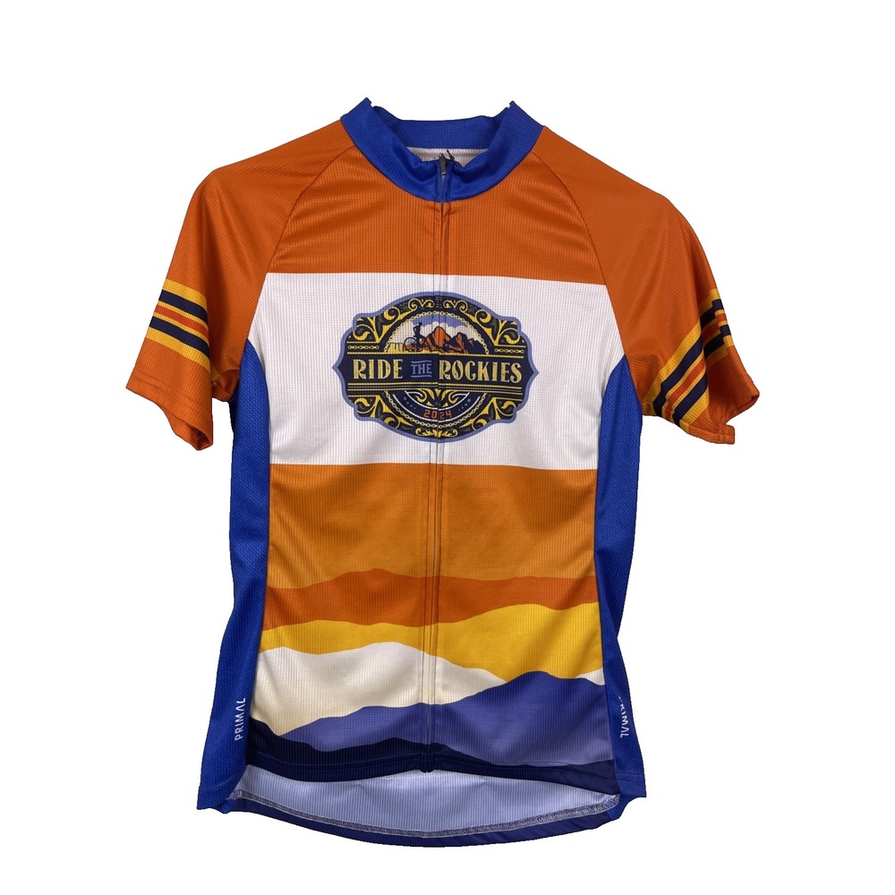 Primal Ride The Rockies 2024 Women Cycling Jersey Size S Full Zip Short Sleeve